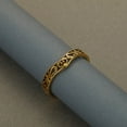 thumbnail image 4 of Midi Thumb Stainless Steel Ring V Band Chevron Plain Heart Rings Valentine's Day Gift, 4 of 5