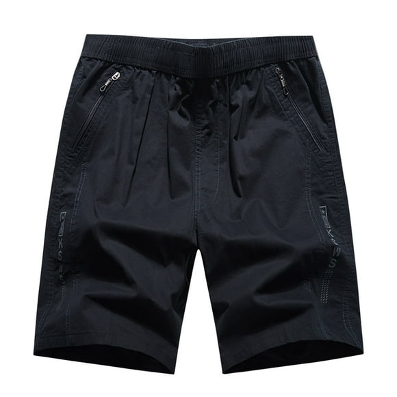 Gubotare Mens New Summer Outdoors Casual Loose Plus Size Patchwork Overalls Shorts Pants Short Pants Men (Navy, 260.00)