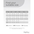 thumbnail image 4 of MeMoi Light Ponte Cotton Blend Capri Leggings - Womens - Female (Small, Medium Gray Heather), 4 of 7