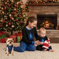 thumbnail image 6 of RUINIXCW Family Christmas Pajamas Matching Sets Xmas PJS Holiday Jammies for Whole Family Tree Long Sleeve Tops and Plaid Pants Family Christmas Outfits Sleepwear, 6 of 10