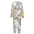 thumbnail image 5 of Cinnamoroll Hooded Union Suit Pajama Soft Comfy PJs Sleepwear, 5 of 7