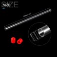 thumbnail image 2 of Clear Rigid Tube Round Plastic Tubing with Red Rubber Cap, 305mm/ 12 Inch Length, 7mmx8mm/0.28"x0.31", 1 Set, 2 of 6