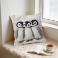 thumbnail image 3 of ddioayh Throw Pillow Cover Animal Print Soft Machine Washable 45x45cm for Sofa Chair Bedroom Home Decor Spring Easter Pet Theme Decorative Gift Idea, 3 of 6