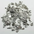 thumbnail image 4 of U8MO Hot Antique Silver Jewelry Finding Charms Pendants Carfts DIY 77 Styles-12pcs heart, 4 of 9