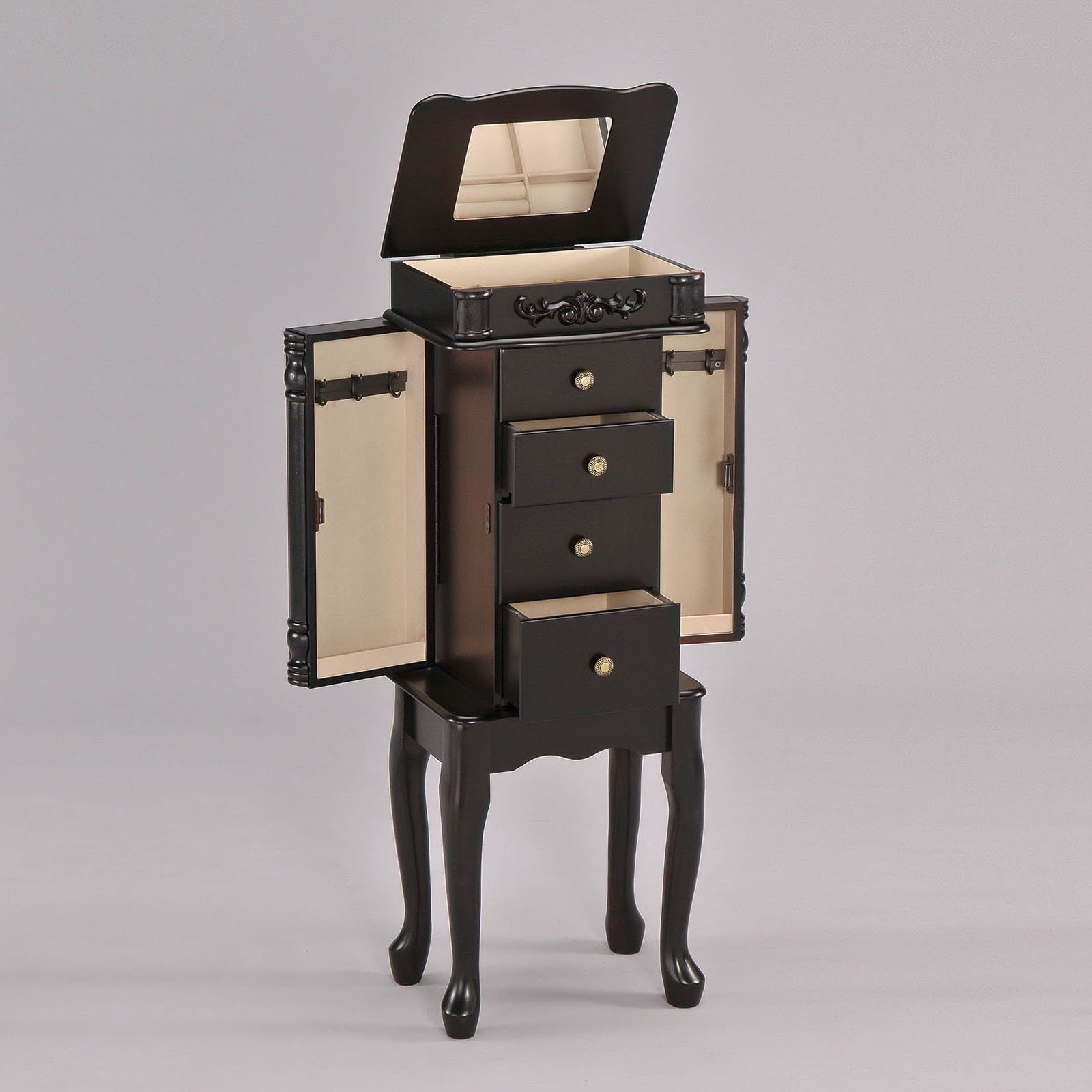 Tiana Jewelry Armoire, Espresso