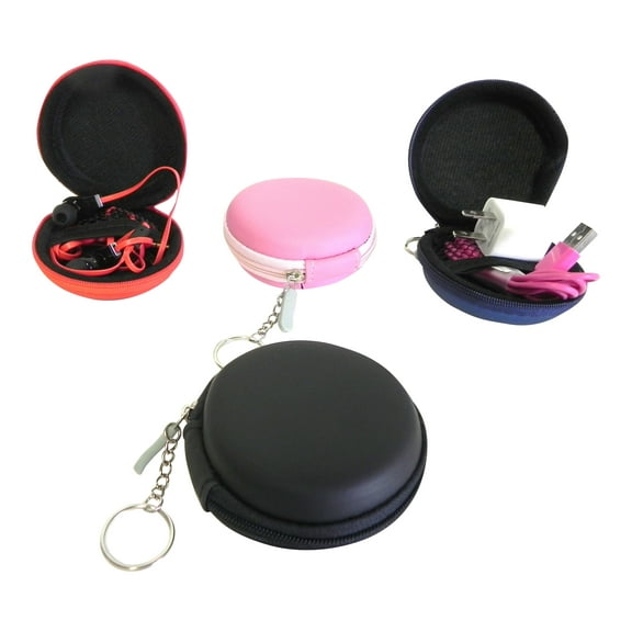 Dependable Industries Waterproof Earbud Case, Multi-color, 4 Pack