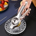 thumbnail image 5 of SHAPERME Stainless Steel Lemon Lime Squeezer Juicer Home Kitchen Manual Press Tool {< σ>, 5 of 8