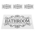 thumbnail image 4 of 4 pegatinas impermeables extraíbles para puerta de baño, calcomanías de pared para baño, aseo, ducha, decoración, uso doméstico y comercial., 4 of 7