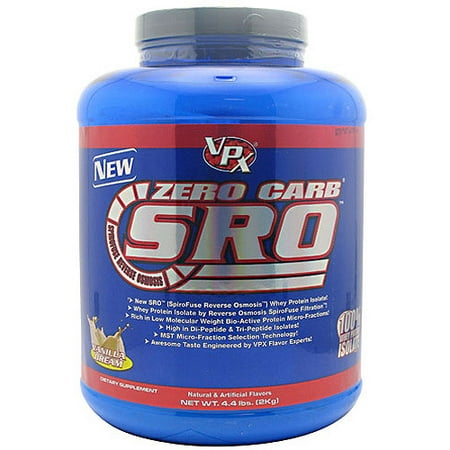 VPX SRO Zero Carb Vanilla Dream Protein Powder, 4.4