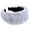 White, variant on SPRING PARK Women's Non-slip Sequined Headband Padded Hairband Wide Hair Hoop