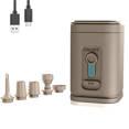 thumbnail image 1 of Electric Air Pump with Lights Wireless Air Compressor USB Charging Inflator/Deflator Pumps for Outdoor Camping -B, 1 of 8