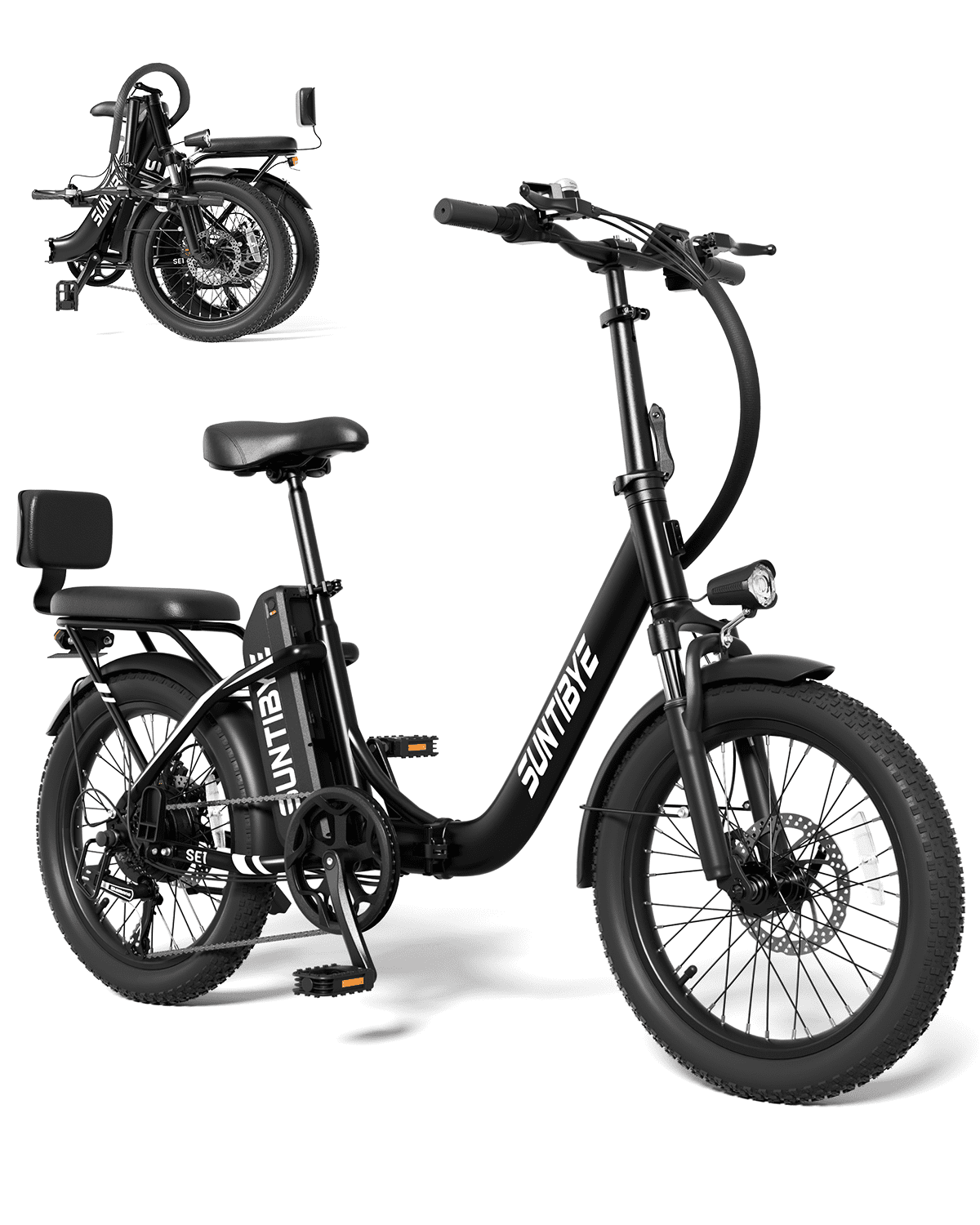 SE1 Folding Electric Bike 1000W 48V 15Ah, 20