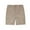 Khaki, variant on LYHaoo Boys Girls School Uniform Casual Shorts, Pull-on Fit Stretchy Twill Shorts With Pockets Sizes 5-6 Years Black