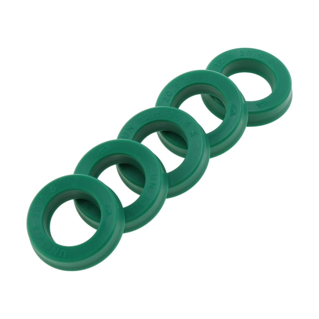 Unique Bargains Sello de Aceite Universal Labio UN Anillo Sello de Eje Rotativo 12.5x20.5x5mm Alta Presión TPU Verde 5 Pcs