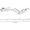 thumbnail image 2 of Tri-Fold Hanger Clothes Drying Rack Retractable Drying Rack Bearing 50kg White, 2 of 12
