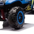 thumbnail image 5 of 2 Seater 24V Ride on Toys for Big Kids, Powered Ride on UTV for Boys Girls, Ride on Cars with Remote Control, Bluetooth Music, LED Light, Spring Suspension, 4 Wheeler Electric Cars for Kids 3-8, Blue, 5 of 10