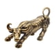 thumbnail image 3 of Estatua de toro de latón, escultura de cobre, adorno de animal, figura de mascota de té para oficina al aire libre, 3 of 9