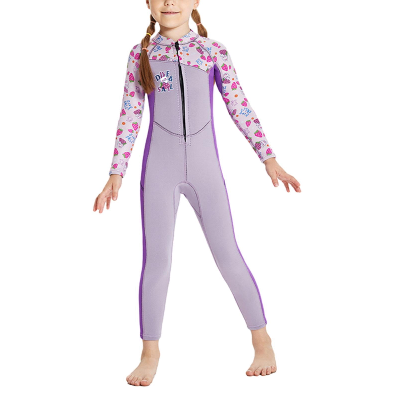 Baoblaze Kids Wetsuit 2mm Neoprene Child Wet Suit for Cold Water Sports Sailing Kayak M