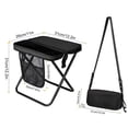 thumbnail image 3 of Tabouret Pliant Portable avec Poches de Rangement et Poches Latérales Tabouret Portable Compact Format Adulte Idéal pour le Camping, la Randonnée et les Activités de Plein Air, 3 of 8