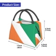 thumbnail image 3 of Insulated Lunch Tote Bag Flag Of Ireland Lunch Bag For Women Men, 3 of 7