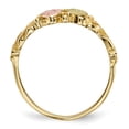thumbnail image 2 of Solid 10k Yellow Gold Tri-Color Ring Band Size 5.5, 2 of 6