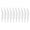 White, variant on 10 Pack Halloween Pumpkin Teeth Decorations,2.7 Inch Reusable Fake Fangs Pumpkin Lantern Teeth for Jack O Lantern Decorations,for Home Party DIY Activities Halloween Decor(Green)