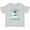 AC-Heather Grey, variant on Inktastic Polar Bear My Grandma Loves Me in Santa Hat with Snowflakes Boys or Girls Baby T-Shirt