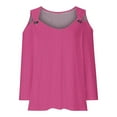thumbnail image 4 of GigrtiJin Women Tops Dressy Casual Long Sleeve off the Shoulder Oversized Shirts Fashion Spring Solid Color Blouse, 4 of 5