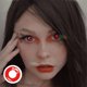 thumbnail image 1 of Lentes de contacto de colores Party Crazy Color Agrandar Embellecer Aspecto natural missbling negro y m, 1 of 6