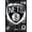 Black Framed Version, variant on NBA Brooklyn Nets - Maximalist Logo 23 Wall Poster, 22.375" x 34"