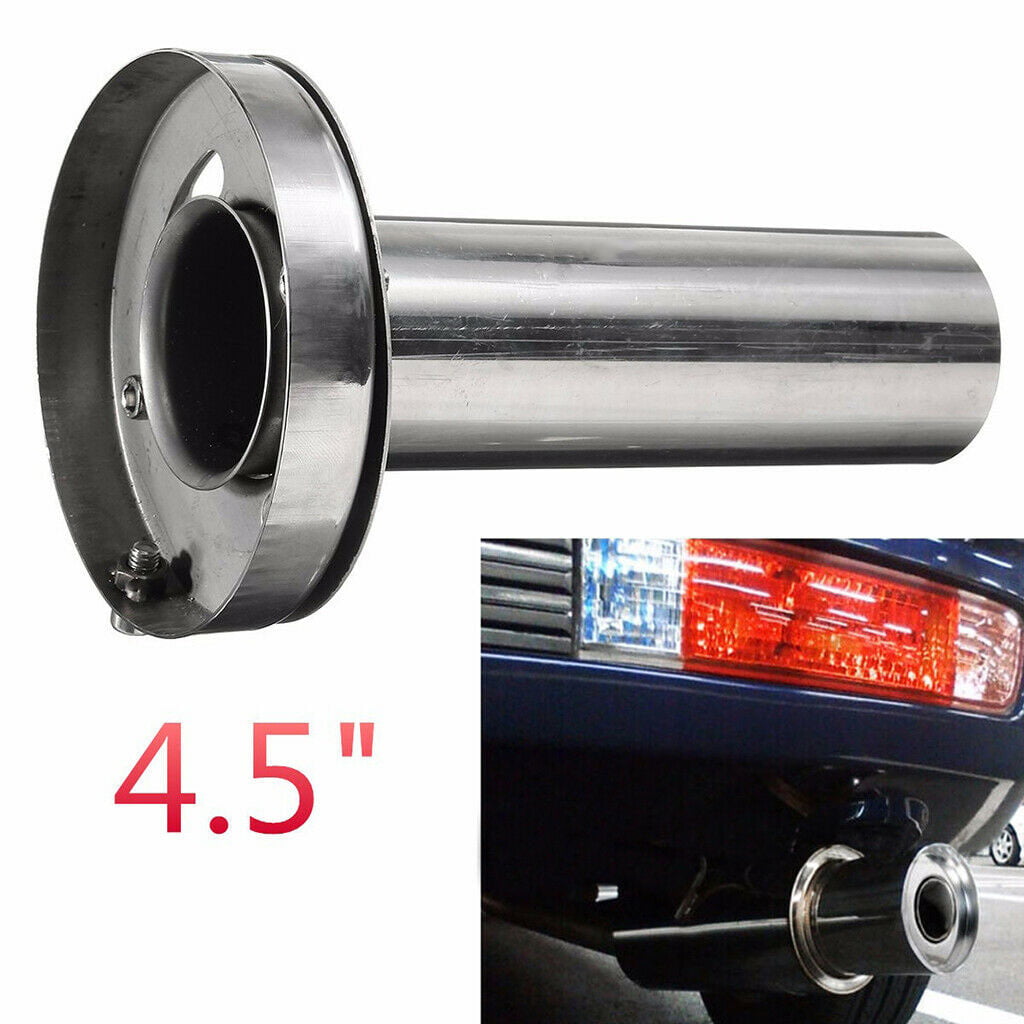 3.5/4/4.5 Exhaust Mufflers Adjustable Round Exhaust Pipe Tip Silencer Removable 