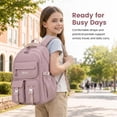 Backpack Essentials Girl Girls Backpack Large Capacity School Bag with Multiple Pockets Water ...