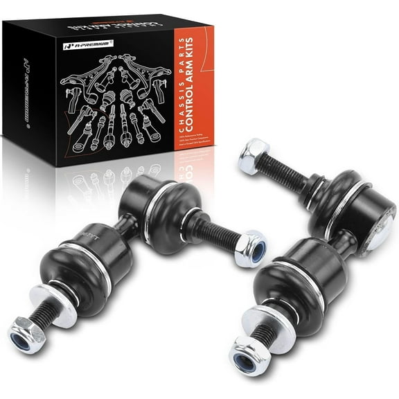 A-Premium 2Pcs Rear Sway Bar Link Stabilizer Link Kit Compatible with Mazda 3 2004-2013, 5 2006-2010/2012-2017, 3 Sport 2009-2013 & Volvo S40 2004-2011, C30 2007-2013, C70 2006-2013, V50 2005-2011