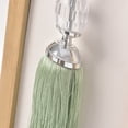 thumbnail image 4 of Imitation Crystal Curtain Tiebacks, Handmade Woven Tassel Curtain Holders, Elegant Window Decorations for Curtains, 4 of 5
