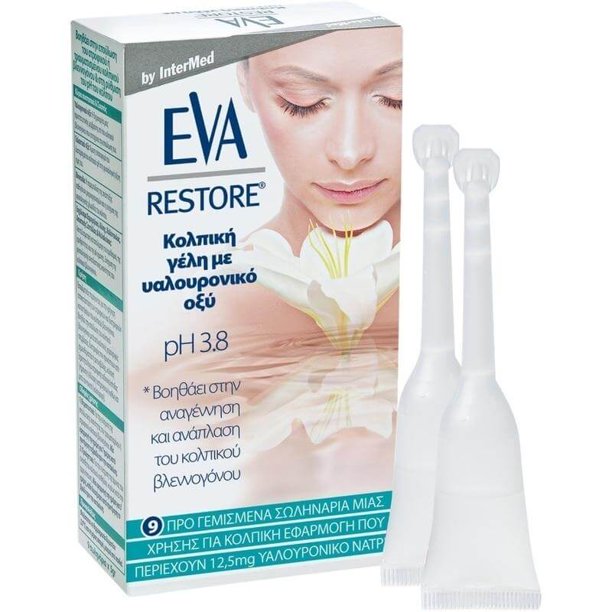 Eva Restore Vaginal Gel Healing & relief of vaginal mucosa (9 Pre