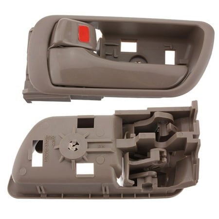 - Pair Tan Left LH Right RH Side Inside Interior Inner Door Handle For Toyota Camry 2002-2006
