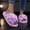 A_ Multicolor Slippers for Women, variant on Women's Fuzzy Open Toe Slippers, Tie Dye Plush Bubble Slides, Cozy Fluffy House Slippers with Anti‑Skid Sole for Indoor Outdoor 36