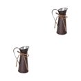 thumbnail image 2 of Transemion Stylish And Versatile Flower Vase Functional And Decorative Rustic Metal Milk Jug Metal Milk Jug Vase Iron Rustic Vase type 3 2Set, 2 of 6