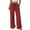 Red, variant on Lamiy Wide Leg Pants for Women Drawstring Elastic Waist Loose Casual Trousers with Pockets Summer Beach Vacation Flowy Pants,Yellow,XL