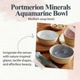 thumbnail image 2 of Portmeirion Minerals 6-Inch Serving Bowl, Aquamarine (Set of 4) - Stoneware Tableware, Reactive Glaze for a One-of-a-Kind Design, Microwave & Dishwasher Safe - Ceramic Serveware for Kitchen, 2 of 7