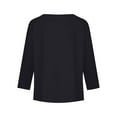 thumbnail image 3 of Garbnen Girls Long Sleeve Shirt Crewneck Black T-Shirts for Girls Basic Fall Preppy Cute Clothes for Teen Girls 5-6 Years, 3 of 4