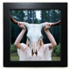 thumbnail image 1 of Naturaleza Sheephead chica ciencias forestales Mesa de pared con marco cuadrado negro, 1 of 4