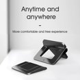 thumbnail image 3 of 1 Pair Mini Portable Computer Stand Riser Holder Anti-skid Desktop ABS Silicone Support Universal Notebook Mount Travel, 3 of 8