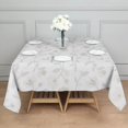 thumbnail image 6 of 52x52 Inch Waterproof Square Tablecloth, Thickened Polyester Table Cover for Dining & Parties, Floral Print, 6 of 6
