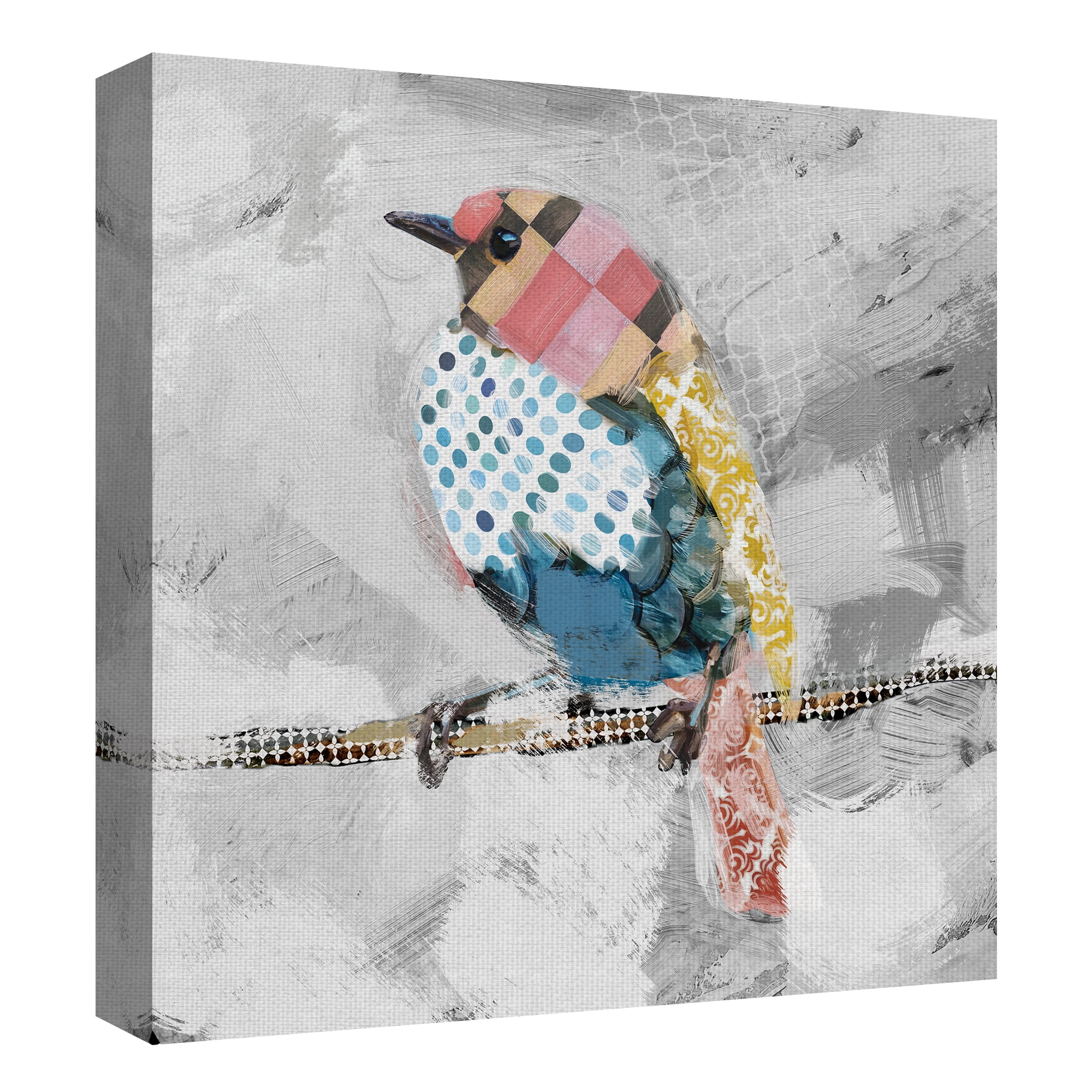 Masterpiece Art Gallery Flight Patterns IV Bird By Studio Arts Canvas Art Print 12" x 12"