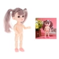 thumbnail image 3 of Mini Muñecas perfke 16cm Juguetes de Moda Cuerpo Articulado BJD Ojos 3D Pelo Largo, 3 of 7
