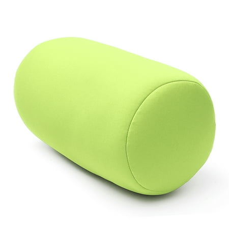 Portable Microbead Roll Pillow Neck Head Back Soft Support