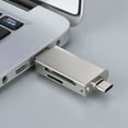 thumbnail image 3 of Adaptador usb otg 2 en 1 Lector de tarjetas tipo C para tarjeta SD / TF / Micro SD Adaptador USB OTG dorado ANGGREK Otros, 3 of 8