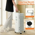 Are Oil Filled Space Heaters Safe Costway 1500W Oil Filled Space Heater Electric Oil Radiant Heater w