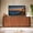 Walnut, variant on PORKISS Fluted TV Stand for 70" TV, Modern Entertainment Center with Storage, Wood Media Console Cabinet with Adjustable Shelves for Living Room, Walnut